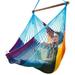 Bathonly Upgraded Caribbean Hammock Chair with Detachable Metal Bar Hanging Rope Swing Chair for Outdoor Indoor. G1-0002RB-3CF