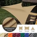 Tifee Sun Shade Sail Rectangle/Triangle/Square Canopy Shades for Outdoor Patio Pergola Cover Sunshade Sails UV Blocking Canovas Covers