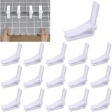 16 Pcs Plastic Tablecloth Clips - Secure and Stylish Tablecloth Holder for Any Occasion - Fits Most Table Thicknesses - Easy to Use and Durable -