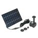 Decdeal Fountain Solar-Powered Pump New Solar Pump Solar Power Water Rookin 1.8W 9V New Power Water Pump Solar Pump Water 9V New Solar