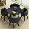 Modern Dining Table Set 4 Chairs Table Lunch Reception Coffee Tables Free Shipping Mesas De Jantar Hoom Furniture GPF50YH