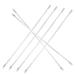 6 Pcs Faux Wood Blinds Curtain Pull Rod Vertical Blinds Replacement Transparent Blind Wands Window Blind Tilt Wand Cordless Acrylic