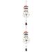 2 Count Christmas Wind Chimes Ornament Decorations Hanging Bell Door Metal Tree Pendant Fireplace Outdoor