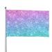 Kll Multicolor Glitter Flag 4x6 Ft Parade Party Flag Outdoor Flag Decorative Flag Banner Flags Garden Flag Home House Flags