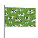 Kll Cows With Calfs Green Flag 4x6 Ft Parade Party Flag Outdoor Flag Decorative Flag Banner Flags Garden Flag Home House Flags