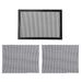 3 Pcs BBQ Grid Mat Cooking Grill Mesh BBQ Mesh Mat Camping Grill Electric Grill Outdoor Outdoor Grill Mesh Mats