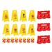 Simulated Roadblock Street Traffic Sign Toy Kids Toys Childrens Small Miniature Barricade Octons