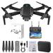 KQJQS Drone with 1080p UHD Camera for Adults Beginner Foldable 2.4GHz FPV Drone Less than 249g RC Quadcopter Toys Gifts with Brushless Motor Altitude Hold Follow Me