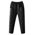 Hfyihgf Women s Down Pants Winter Windproof Warm Puffer Pants Outdoor Ski Snow Pants High Waist Casual Quilted Padded Trousers Clearance