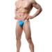 Ierhent Men s Thongs Mens Jockstrap Underwear Low Waist Breathable Supporter Jock Straps(Sky Blue L)