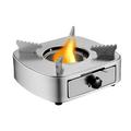 Dadypet Outdoor furnace Stove Burner Stainless Drawer Style Burner Windproof Drawer Style Stainless Steel Adjustable Burner Barbecue Outdoors Style Burner Barbecue Burner Stainless Steel