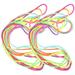 2 Pcs Girls Toys Gym Jump Rope Fitness Equipment Exercise Equipment Training Jump Rope Fitness Skipping Rope Rubber Band Toy Boy Nylon Child