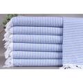 Bridesmaid Gifts Turkish Beach Towel Blue Towel Striped Towel 40x63 Inches Yoga Mat Towel Yoga Towel Decor Towel Bridesmaid Towel