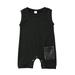 Dewadbow Sleeveless Baby Kids Boys Girls Romper Jumpsuit Outfits Clothes