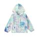 Frostluinai Savings Clearance 2023! Winter Coats for Kids Baby Boys Girls 2023! Toddler Kids Baby Boys Girls Fashion Cute Long Sleeves Gradient Color Tie-dye Jacket Hooded Coat Infant Outerwear