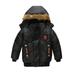 Frostluinai Savings Clearance 2023! Winter Coats for Kids Baby Boys Girls 2023! Toddler Kids Baby Boys Girls Winter Jacket Zipper Button Hooded Windproof Coat Infant Outerwear