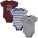 Hudson Baby Infant Boy Cotton Bodysuits Boy Daddy 3-Pack Preemie