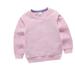 QUYUON Toddler Pullover Sweatshirts Unisex Kids Solid Cotton Thin Pullover Sweatshirt T-Shirt Toddler Baby Boys Girls Crew Neck Long Sleeve Tshirts Tops Blouse Shirts Pink 5T-6T