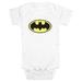 Infant s Batman Classic Bat Logo White 24 Months