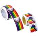 2 Rolls Car Stickers Equality Sticker Pride Stickers Bulk Adhesive Labels Flag Sticky Decal Wedding Stickers Rainbow Self-adhesive Stickers Banner Stickers Copper Plate Self-adhesive Paper