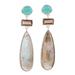 Creative Allure,'Multi-gemstone Dangle Earrings from India'