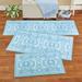 Scroll Medallion Skid-Resistant Accent Rug