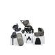 Mamas & Papas Ocarro Mercury Complete Kit (Inc Pushchair, Carrycot, Adaptors, Cupholder, Bag, Footmuff, Sheepskin Liner, Cloud T & Isofix Base)