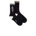 Amiri MA Stripe Sock in Black - Black. Size 43/44 (also in 41/42).