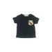 Burberry Short Sleeve T-Shirt: Black Checkered/Gingham Tops - Size 6 Month