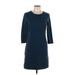 Old Navy Casual Dress - Shift: Blue Solid Dresses - Women's Size Large