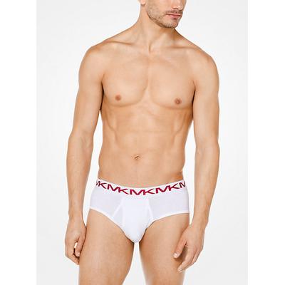 Michael Kors 3-Pack Cotton Brief White XL