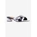 Women's Davina Sandal by J. Renee in Black White (Size 9 M)