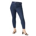 Plus Size Women's The Morgan Super Stretch Skinny Jean by ELOQUII in Indigo Rinse (Size 28)