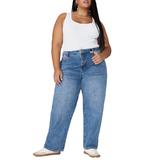 Plus Size Women's The Loose Jean by ELOQUII in Medium Wash (Size 20)