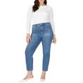 Plus Size Women's The Leigh Super Stretch Slim Jean by ELOQUII in Medium Wash Denim (Size 24)