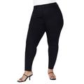 Plus Size Women's The Morgan Super Stretch Skinny Jean by ELOQUII in Black Rinse (Size 18)