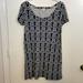 J. Crew Dresses | J. Crew T-Shirt Dress, Cotton, Short Sleeves, Nautical Print, Navy & White Small | Color: Blue/White | Size: S