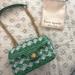 Kate Spade Bags | Kate Spade Evelyn Striped Crochet Raffia Small Crossbody | Color: Blue/Green | Size: Os