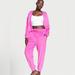 Victoria's Secret Other | Nwt Victoria's Secret Set Full Zip Hoodie (Small)+Jogger (Med) Velour Nwt | Color: Pink | Size: Custom