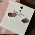 Kate Spade Jewelry | Kate Spade Nwts Spade Stud Earrings Glitter Pink Everyday $45 Msrp & Gift Bag | Color: Pink | Size: Os