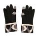 Coach Accessories | Coach Signature Black & Gray Wool Touch Gloves | Color: Black/White | Size: Os