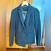 J. Crew Jackets & Coats | J. Crew Herringbone Slim-Fitted, Herringbone Blazer. | Color: Blue/Purple | Size: 00