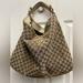 Gucci Bags | Authentic Gucci Canvas Horsebit Large Hobo | Color: Tan | Size: Os