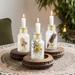 Anthropologie Accents | New Anthropologie Set Of 3 Boho Glass Terranium Vases Candlestick Candle Holders | Color: Gold | Size: Os