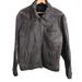 J. Crew Jackets & Coats | J. Crew Distressed Brown Men’s Leather Jacket Sz Xl Lined | Color: Brown/Tan | Size: Xl