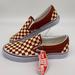 Vans Shoes | Classic Slip-On Vans | Color: Red/Tan | Size: 9.5