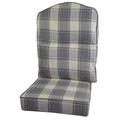 Gilda Replacement Conservatory Cane Furniture DELUXE PIPED - HUMP TOP CHAIR/SOFA/SUITE CUSHIONS (Including Covers and Fillings) for Conservatory Furniture-Wicker,Rattan (Alderney Dove)