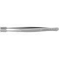 KNIPEX Tools 92 01 05 Premium Stainless Steel Gripping Tweezers-Blunt Tips, 4 3/4"