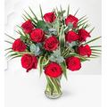 12 Red Roses -Flowers - Fresh Bouquet - Birthday Flowers - Flowers Next Day - Thank You Flowers - Anniversary Flowers - Occasion Flowers - Get Well Flowers - Luxury Flowers - Fresh Cut Flowers