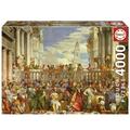 Educa - Puzzle von 4000 Teile für Erwachsene | Die Hochzeit von Kanaan, Paolo Veronese. Messen: 136 x 96 cm. Es beinhaltet einen verlorenen Service für Aktien. Seit 14 Jahren (19949)